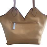 A.N.A. a new approach woven tote bag tan faux leather large shopper purse Photo 7