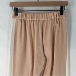 Aritzia Babaton Conan Blush Pink Stretch Crepe‎ Pull On Side Stripe Tapered Crop Pants 0 Photo 9