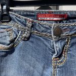 Zana Di Vintage Women’s Sz 1 Embroidered Brown Flare Jeans Dark Wash Y2K… Photo 9