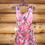 Mac Duggal 68076 Ruffle Floral Cut Out Dress Photo 12