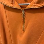A New Day Orange 1/4 Zip Cropped Pullover Photo 3