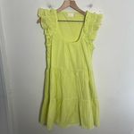 Nation Ltd - Luella Tiered Mini Dress Yellow Size XS Photo 1