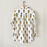 Tory Burch  Mira Cotton Beach Shirt in Pineapple Print - Size XS Photo 2