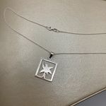 Sterling Silver 925 Palm Tree Pendant Necklace/20”NEW Chain Photo 3