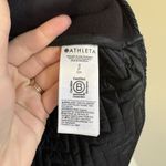 Athleta Cozy Sherpa Snap Jacket Sweatshirt Small Black Photo 1