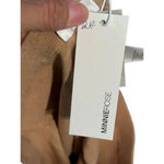 Minnie Rose NWT  Tan Elastic Waist Pull On Mid Length Skirt Size Medium Photo 3