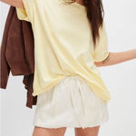 Free People NWT  We the Free Nina Tee - double butter yellow - XS *IR- mistagged* Photo 0