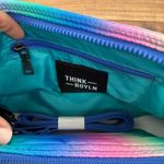 Think Royln Blue Lagoon Ombre Quilted Puffer Pouch RFID Protected Photo 6