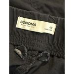 SONOMA Black Cargo Shorts Women's XXXXL 4X Elastic Waist Drawstring Photo 2
