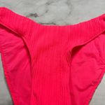BECCA by Rebecca virtue Becca Rebecca Virtue Moon Ridge Rib Hipster Bikini Bottom Size M Pink Grapefruit Photo 2