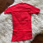 80s/90s vintage Amsterdam tee Tshirt snug fit fitted cherry red Holland Size XS Photo 3