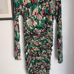 ALC Frank NWT A.L.C Green Kiki Floral Ruched Mini Dress Photo 5