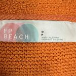 Free People Bino Pullover in Honey Eyed Orange Size Small 70s Terrycloth Beach Photo 12