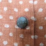 Urban Outfitters  Cope Burnt Orange Polka Dot Cut Out Button Mini Dress Small Photo 4