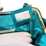 Banana Republic  100% silk teal small shoulder bag NWOT Photo 4