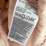 Gap Pink Ribbed Long Sleeve Button Front Knit Top Shirt Blouse XL Photo 4