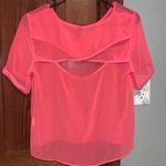 Divided Neon Pink Top Photo 1
