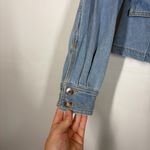 Veronica Beard  Jayla Peplum Denim Jean Jacket Size Small Photo 6