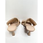 Abound  Sandals Womens Size 6 Qarly Heeled Tan Square Toe Slip On Heels Photo 5