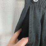 Flax  Black Linen Wide Leg Pull On Pants Sz.S Photo 4