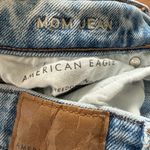 American Eagle  mom jeans distressed size 0 light wash Photo 1