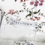 Tinseltown White Floral Skirt MYB026637B Juniors Size 13 Photo 3