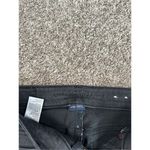 American Eagle super stretch super hi-rise crop flare black denim jeans size 0 Photo 5
