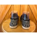 Universal Threads Universal Thread Carly Black Woven Espadrille Flats Women's Shoes 7 Photo 3