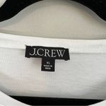 J.Crew Broken In Jersey Puff-Sleeve T-shirt White XL Photo 3