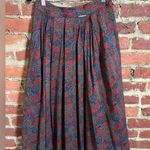 🍂 dark academia skirt 🍂 Blue Size 8 Photo 0