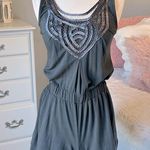Xhilaration Romper Gray Knit Feminine Photo 9