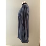 Bobi T shirt Shift Dress Womens Large Blue V Neck Soft Lounge Lagenlook Comfy Photo 2