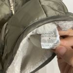 Mud Pie  Olive Green Duncan Quilted Sherpa Vest Sz M Photo 5