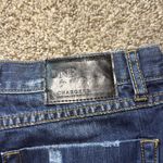 One Teaspoon  Cowboy Chargers Women’s Mid Rise Blue Denim Shorts Size 27‎ Photo 3