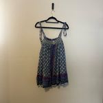 Free People Free People Intimately Free Rule The World Romper Blue Combo Size Medium NWT Photo 3