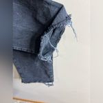 Gap jeans black size 10/30 tall raw hem Photo 4