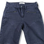 Jeans Size 26 Gap 1969 True Skinny Moto Jeans Women's Denim Pants Ankle Zip Stretch Mid Rise Photo 2