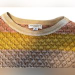 Current Air  Short Sleeve Multicolored Sweater Size Medium Photo 3