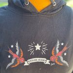 Sailor Jerry Black with Birds Graphic Hoodie for Women XL or Large Photo 2