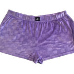 Way To Celebrate Halloween Velour Sweat Shorts Womens Size 2X Purple Soft NWT Photo 0