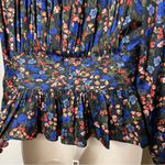 Hunter Bell NWT Black Floral Caro Top Blouse sz 4 Photo 8