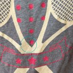 Chaser Women's Love Tennis Linen Blend Jersey Flousy 3/4 Angle Tee Blue Size S Photo 12