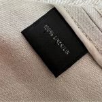 Lafayette 148 Linen Blazer Size 10 Cream Single Breasted Lightweight Coastal Photo 4