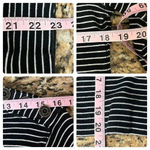 Ralph Lauren Lauren  Black White Striped Boatneck Sweater L | Nautical Preppy Photo 5