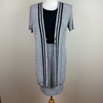 Michael Blake Dress Women 6P Black‎ White Houndstooth Layered Vintage 6 Petite Black Photo 7
