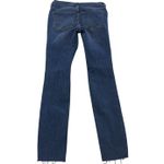 Free People Jeans Womens 24 Blue Destroyed Reagan High Rise Button Fly Skinny Photo 4