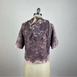 Cotton Citizen  Purple Tie Dye Short Sleeve Hoodie Photo 4