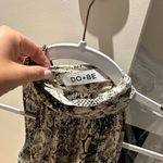 Black and White Romper High Neck buttons in back little open Photo 1