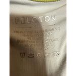Peloton Womens Multicolor Spellout Logo Racerback Athletic Sports Bra Crop Top S Photo 2