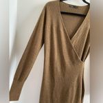 prAna Brown Bryce Bluff Long Sleeve Sweater Knit Wool Blend Dress Size Medium Photo 6